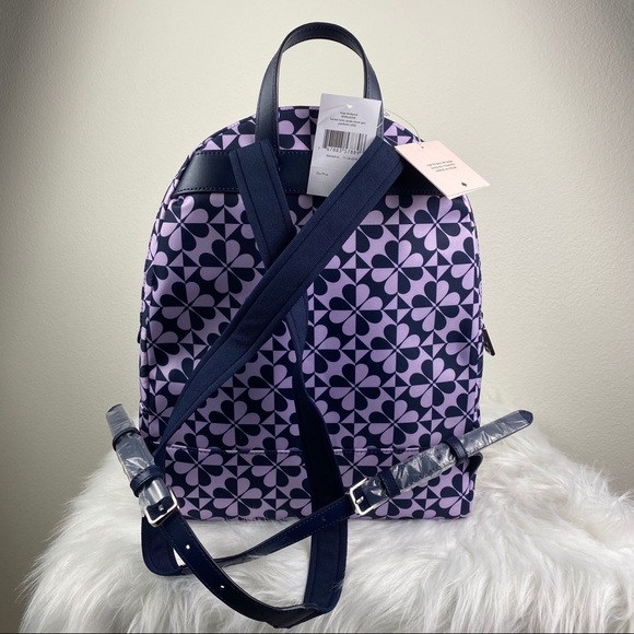 Kate Spade Karissa Nylon Clover Large Backpack - Picture 7 of 8